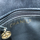 CHANEL Matelasse Waist bag Lamb Skin Black Gold CC Auth bs18455-18