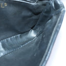 CHANEL Matelasse Waist bag Lamb Skin Black Gold CC Auth bs18455-20