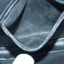 CHANEL Matelasse Waist bag Lamb Skin Black Gold CC Auth bs18455-22