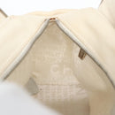 CHANEL Matelasse Hand Bag Leather White Silver CC Auth bs18457-20