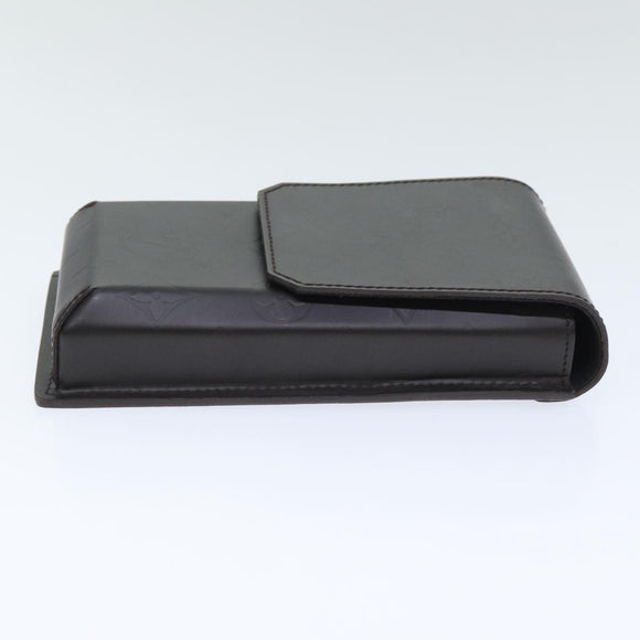 LOUIS VUITTON Monogram Lace Haggie Pouch Brown M54800 LV Auth bs18462