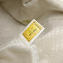 CHANEL Matelasse Chain Shoulder Bag Leather Beige Silver CC Auth bs18463-12