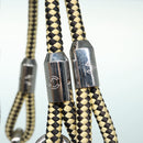 CHANEL COCO Mark Tote Bag Canvas Beige Silver CC Auth bs18464-18