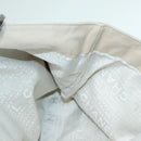 CHANEL COCO Mark Tote Bag Canvas Beige Silver CC Auth bs18464-22