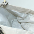 CHANEL COCO Mark Tote Bag Canvas Beige Silver CC Auth bs18464-23