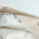 CHANEL COCO Mark Tote Bag Canvas Beige Silver CC Auth bs18464-24
