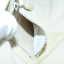 CHANEL COCO Mark Tote Bag Canvas Beige Silver CC Auth bs18464-27