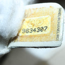 CHANEL COCO Mark Tote Bag Canvas Beige Silver CC Auth bs18464-12