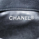 CHANEL Chain Waist bag Lamb Skin Black Gold CC Auth bs18476-11