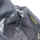 CHANEL Chain Waist bag Lamb Skin Black Gold CC Auth bs18476-19