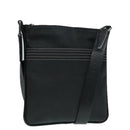 LOEWE Anagram Shoulder Bag Leather Black Silver Auth bs18478-1