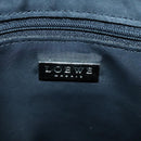 LOEWE Anagram Shoulder Bag Leather Black Silver Auth bs18478-17