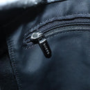 LOEWE Anagram Shoulder Bag Leather Black Silver Auth bs18478-20