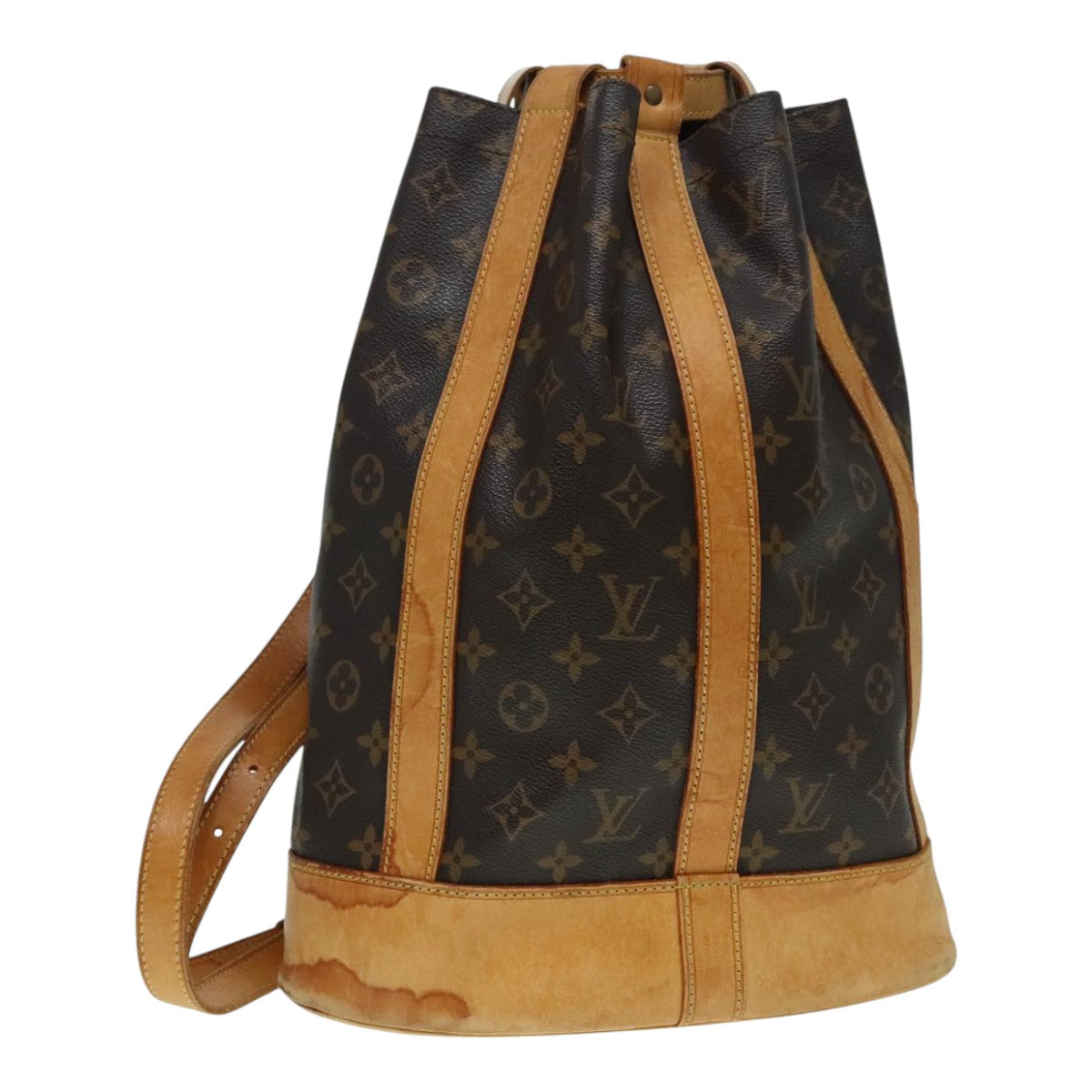 LOUIS VUITTON Monogram Randonnee PM Shoulder Bag M42243 LV Auth bs18481