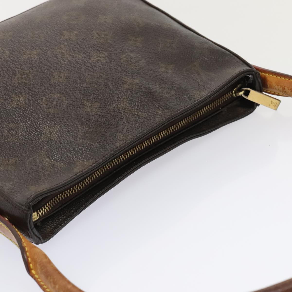 LOUIS VUITTON Monogram Looping MM Shoulder Bag M51146 LV Auth bs18489