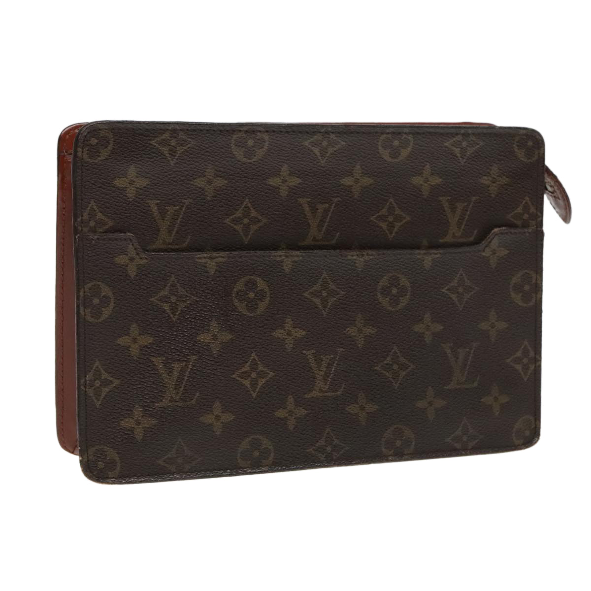 LOUIS VUITTON Monogram Pochette Homme Clutch Bag M51795 LV Auth bs18490