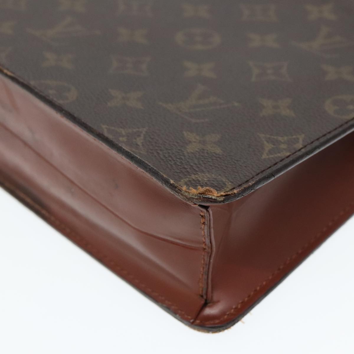 LOUIS VUITTON Monogram Pochette Homme Clutch Bag M51795 LV Auth bs18490