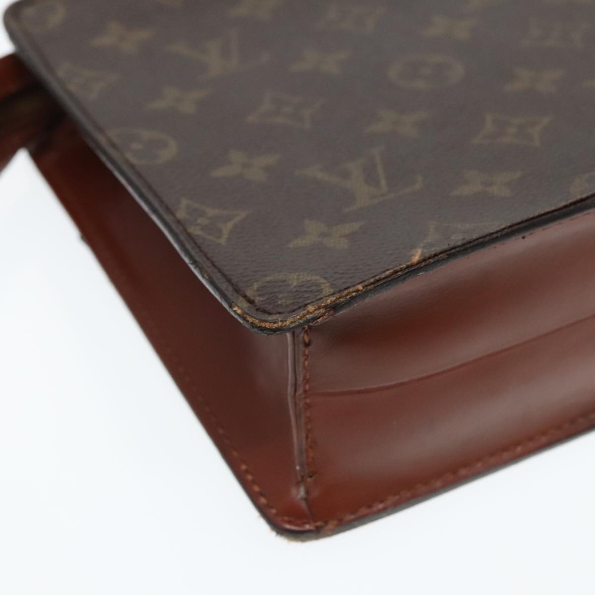 LOUIS VUITTON Monogram Pochette Homme Clutch Bag M51795 LV Auth bs18490