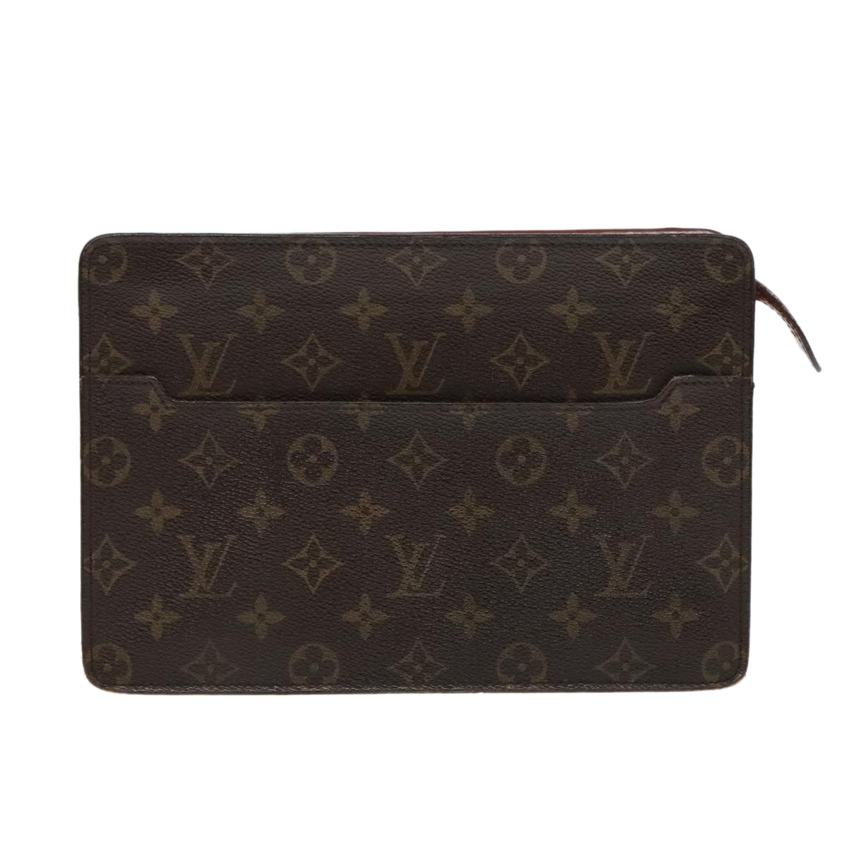 LOUIS VUITTON Monogram Pochette Homme Clutch Bag M51795 LV Auth bs18490