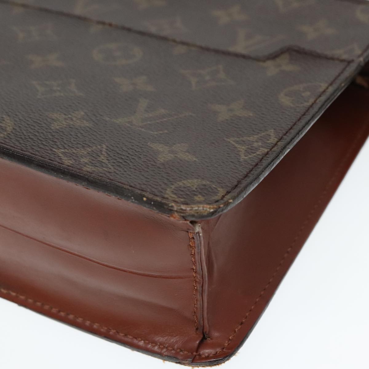 LOUIS VUITTON Monogram Pochette Homme Clutch Bag M51795 LV Auth bs18490