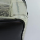 BALLY Backpack Vinyl Clear Black Silver Auth bs18516-14