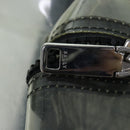 BALLY Backpack Vinyl Clear Black Silver Auth bs18516-18