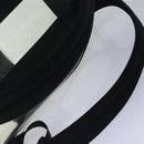 BALLY Backpack Vinyl Clear Black Silver Auth bs18516-7