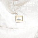 CHANEL Choco Bar Tote Bag Canvas Red Gold CC Auth bs18523-12