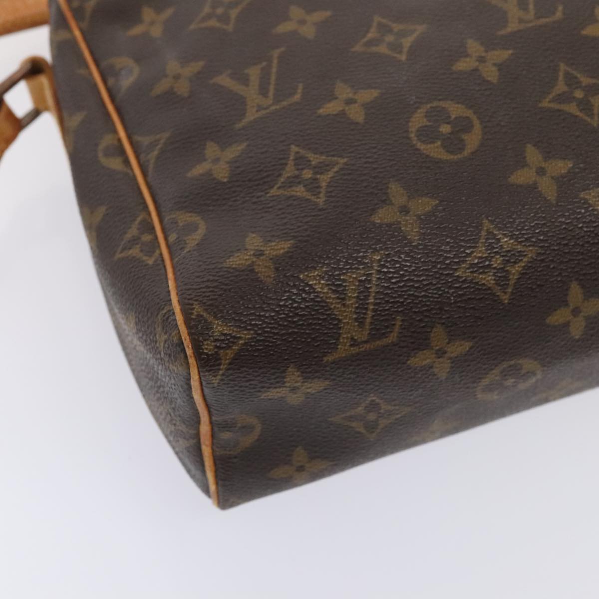 LOUIS VUITTON Monogram Tulle Lee Shoulder Bag M51348 LV Auth bs18530