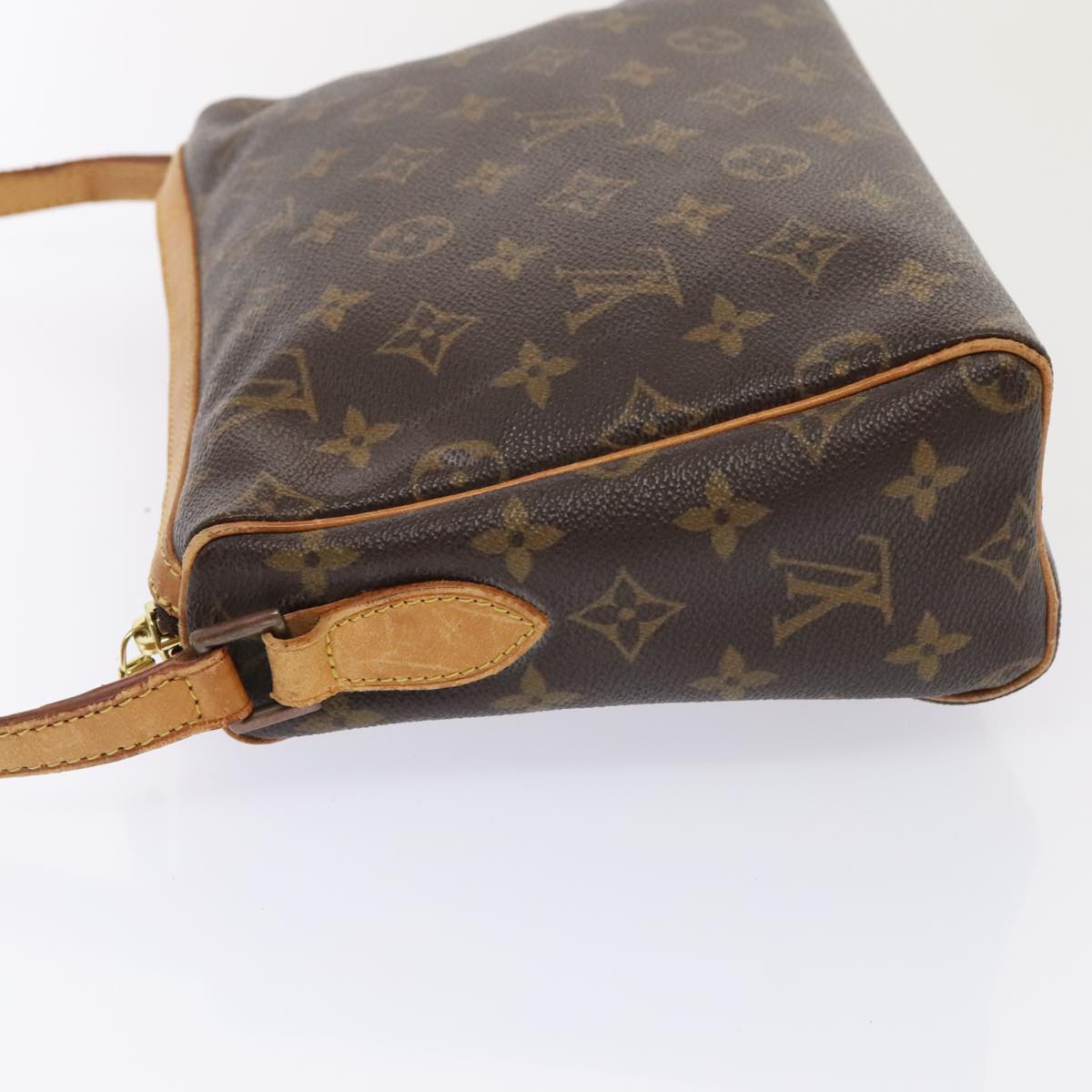 LOUIS VUITTON Monogram Tulle Lee Shoulder Bag M51348 LV Auth bs18530