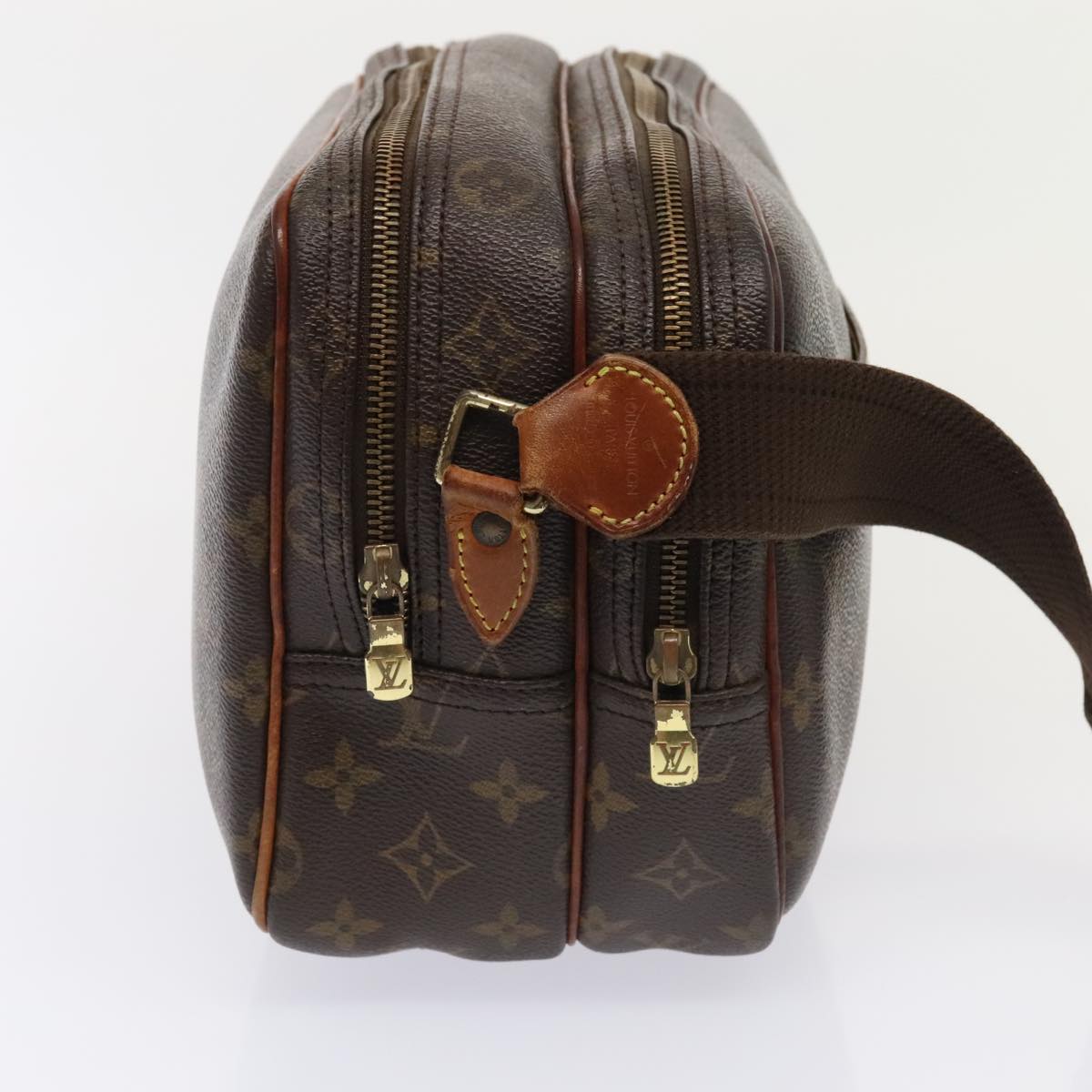 LOUIS VUITTON Monogram Reporter PM Shoulder Bag M45254 LV Auth bs18541