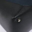 Salvatore Ferragamo Tote Bag Canvas Navy Silver Auth bs18544-9