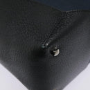 Salvatore Ferragamo Tote Bag Canvas Navy Silver Auth bs18544-15