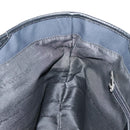 Salvatore Ferragamo Tote Bag Canvas Navy Silver Auth bs18544-18