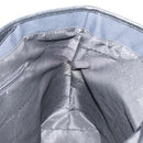 Salvatore Ferragamo Tote Bag Canvas Navy Silver Auth bs18544-19