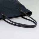 Salvatore Ferragamo Tote Bag Canvas Navy Silver Auth bs18544-7