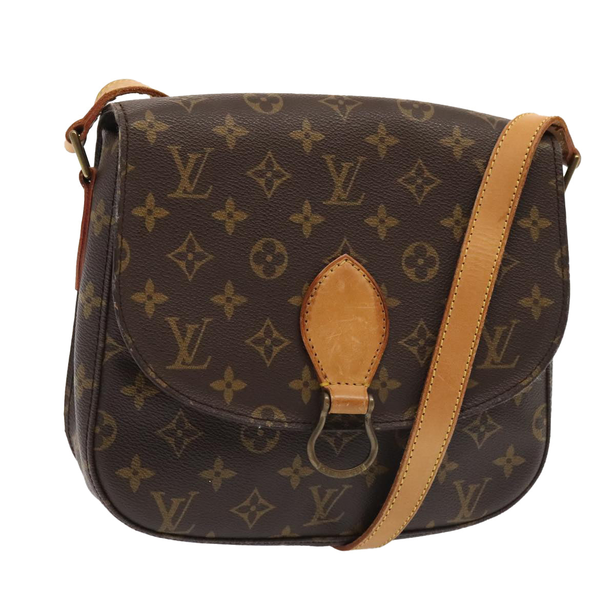 LOUIS VUITTON Monogram Saint Cloud GM Shoulder Bag M51242 LV Auth bs18564