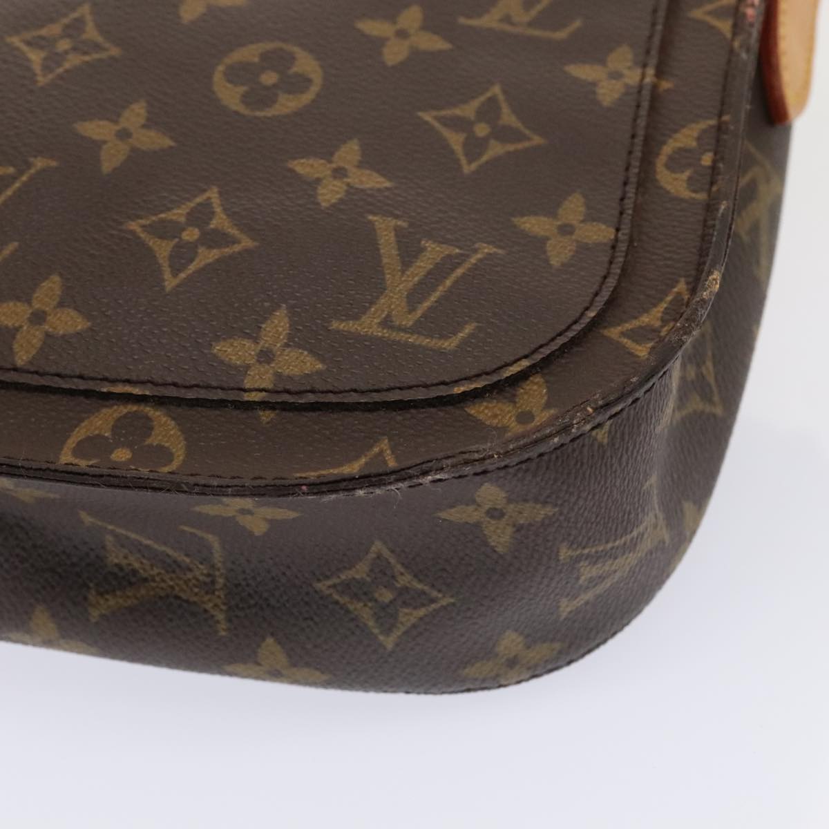 LOUIS VUITTON Monogram Saint Cloud GM Shoulder Bag M51242 LV Auth bs18564