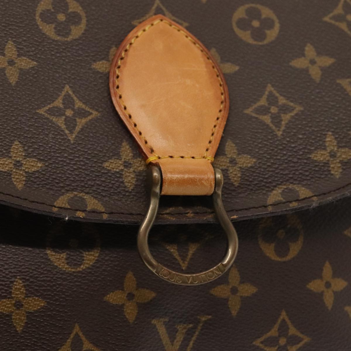 LOUIS VUITTON Monogram Saint Cloud GM Shoulder Bag M51242 LV Auth bs18564