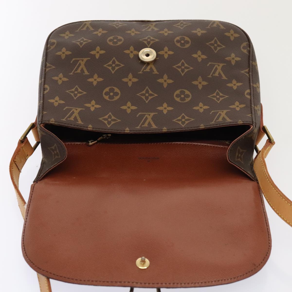 LOUIS VUITTON Monogram Saint Cloud GM Shoulder Bag M51242 LV Auth bs18564