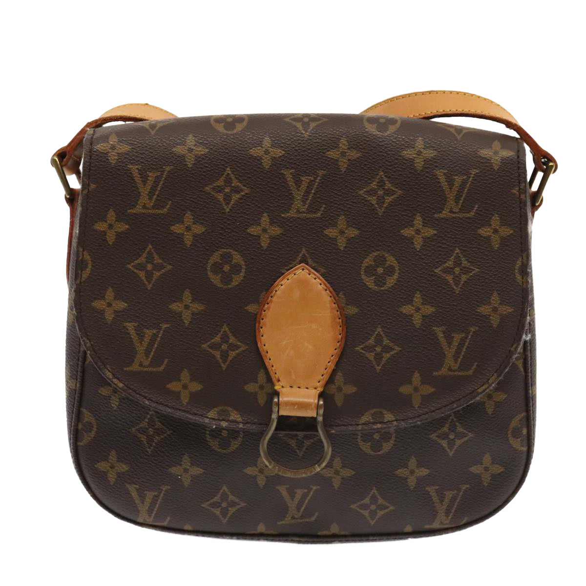 LOUIS VUITTON Monogram Saint Cloud GM Shoulder Bag M51242 LV Auth bs18564