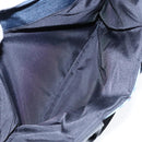 BURBERRY Nova Check Hand Bag Nylon Blue Silver Auth bs18587-12