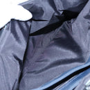 BURBERRY Nova Check Hand Bag Nylon Blue Silver Auth bs18587-20