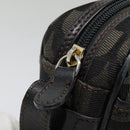 Burberrys Shoulder Bag Canvas Gold Black Auth bs18589-19