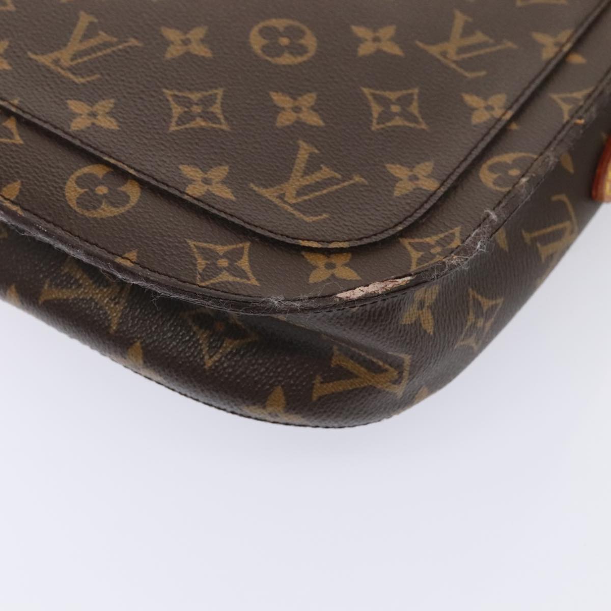 LOUIS VUITTON Monogram Saint Cloud GM Shoulder Bag M51242 LV Auth bs18591