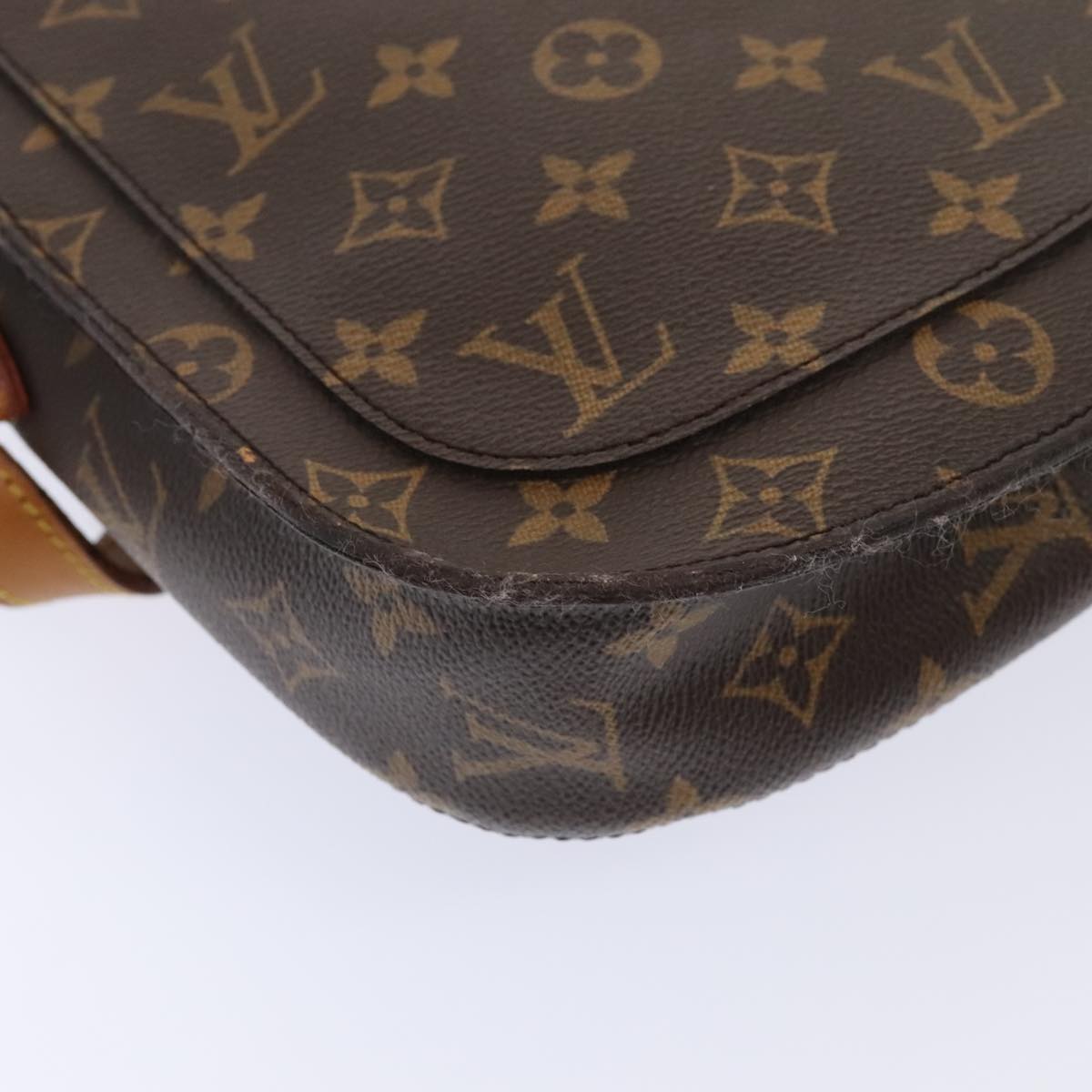 LOUIS VUITTON Monogram Saint Cloud GM Shoulder Bag M51242 LV Auth bs18591