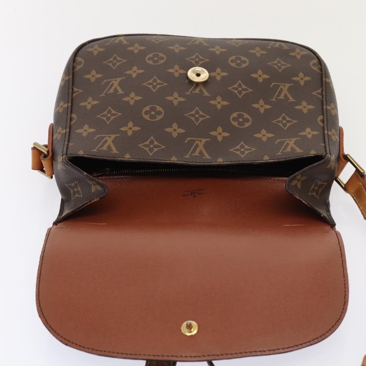 LOUIS VUITTON Monogram Saint Cloud GM Shoulder Bag M51242 LV Auth bs18591