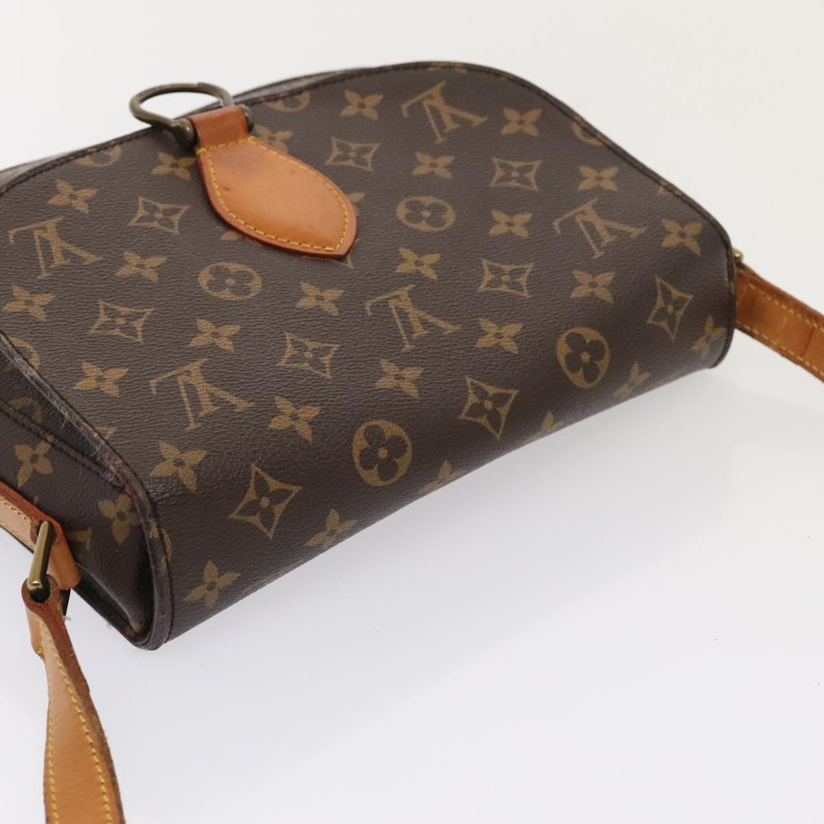 LOUIS VUITTON Monogram Saint Cloud GM Shoulder Bag M51242 LV Auth bs18591