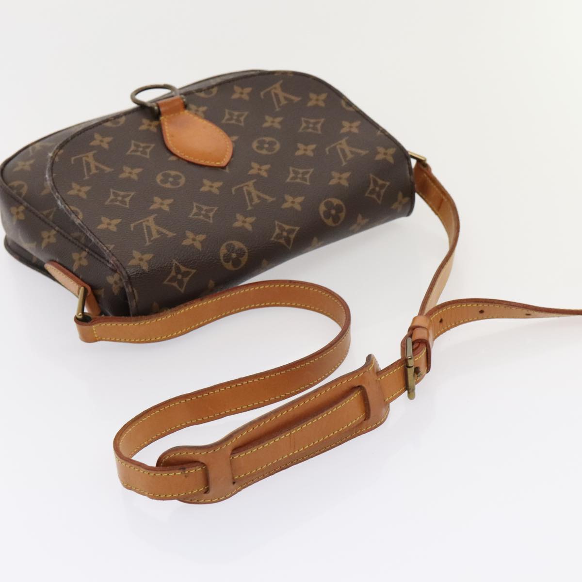 LOUIS VUITTON Monogram Saint Cloud GM Shoulder Bag M51242 LV Auth bs18591