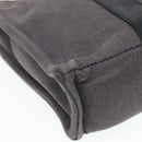 HERMES Sac Arne PM Hand Bag Canvas Gray Silver Auth bs18606-9